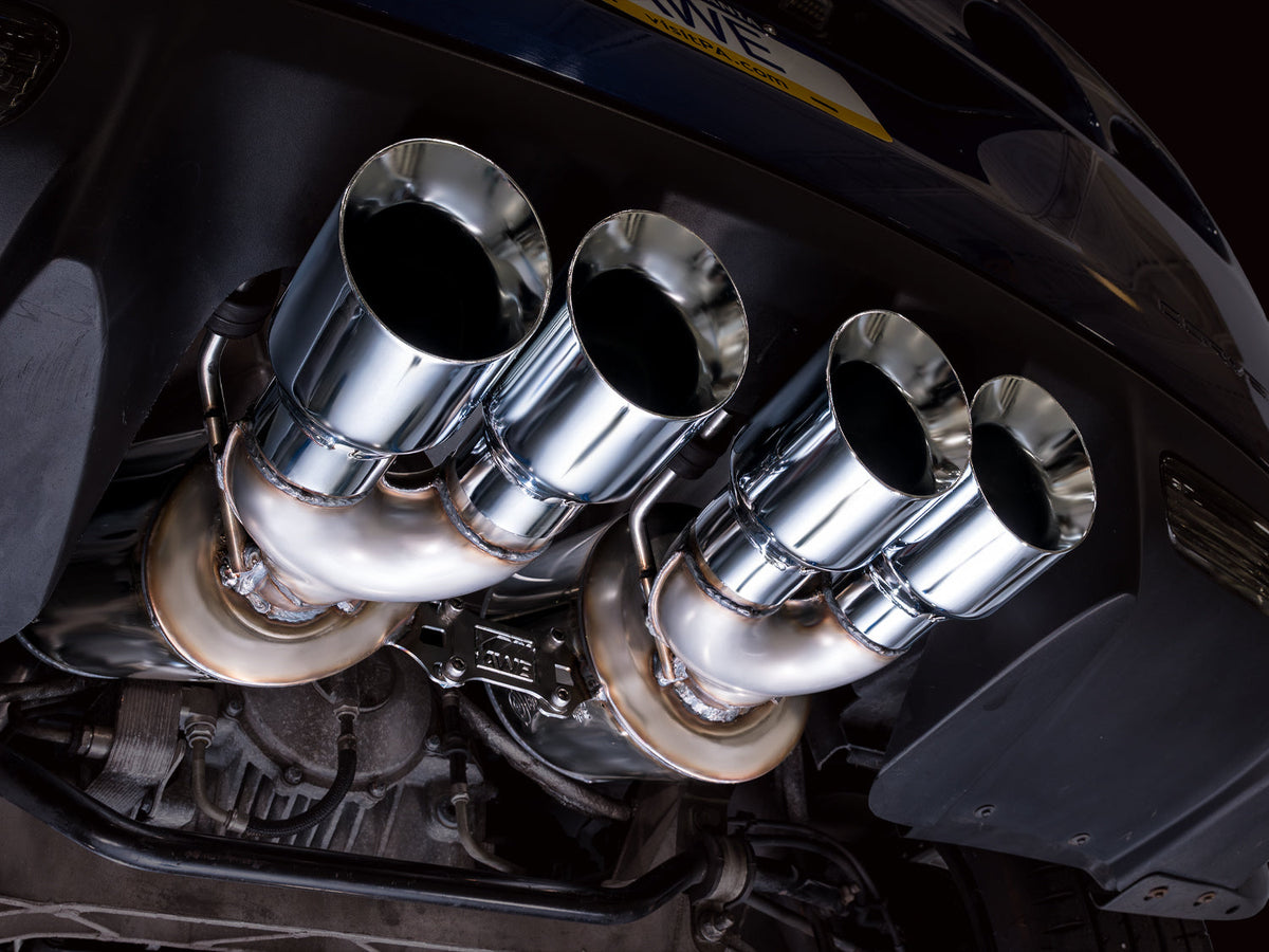 AWE Tuning C6 Chevrolet Corvette Z06/ZR1 Touring Edition Axle-back Exhaust w/ Chrome Silver Tips - 3015-42606 for 2006-2013 C