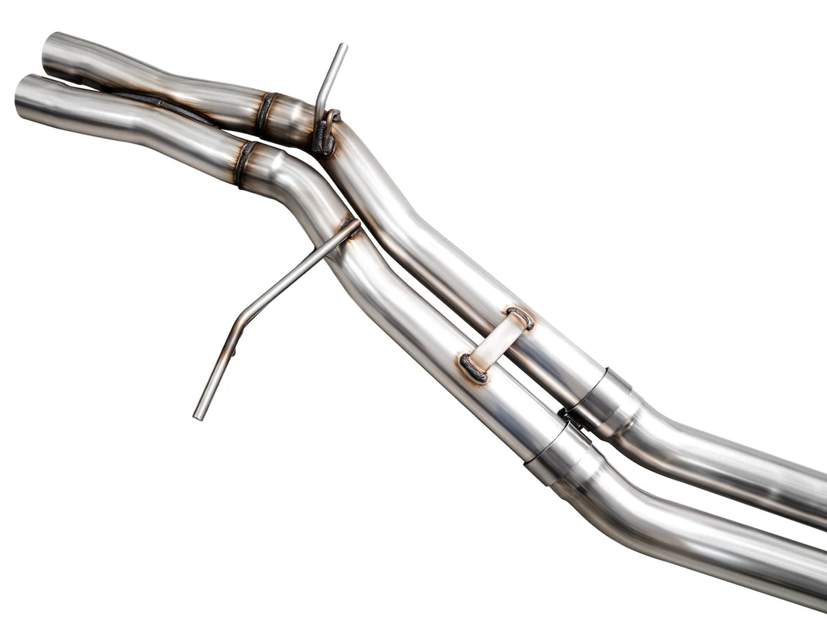 AWE Tuning 2022+ Porsche Macan 2.9TT Touring Edition Catback Exhaust w/ Chrome Silver Tips - 3015-42952