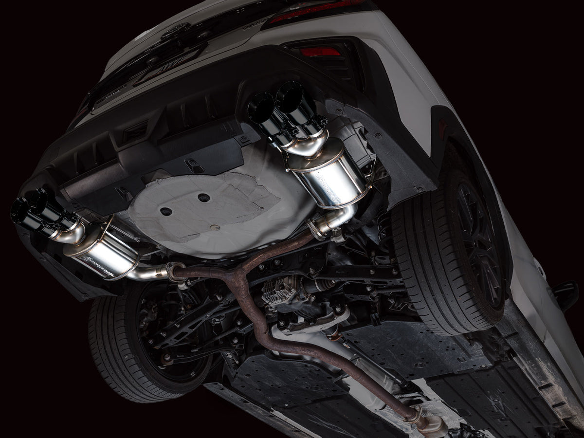 AWE Tuning 22-25 Subaru VB WRX Touring Edition Axleback Exhaust - Diamond Black Tips - 3015-43424