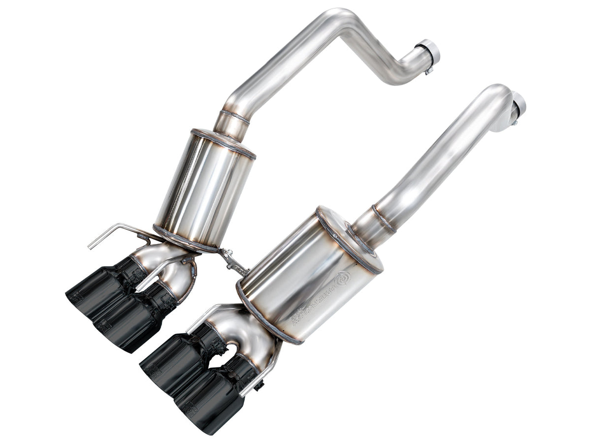 AWE Tuning C6 Chevrolet Corvette Z06/ZR1 Touring Edition Axle-back Exhaust w/ Diamond Black Tips - 3015-43606 for 2006-2013 C