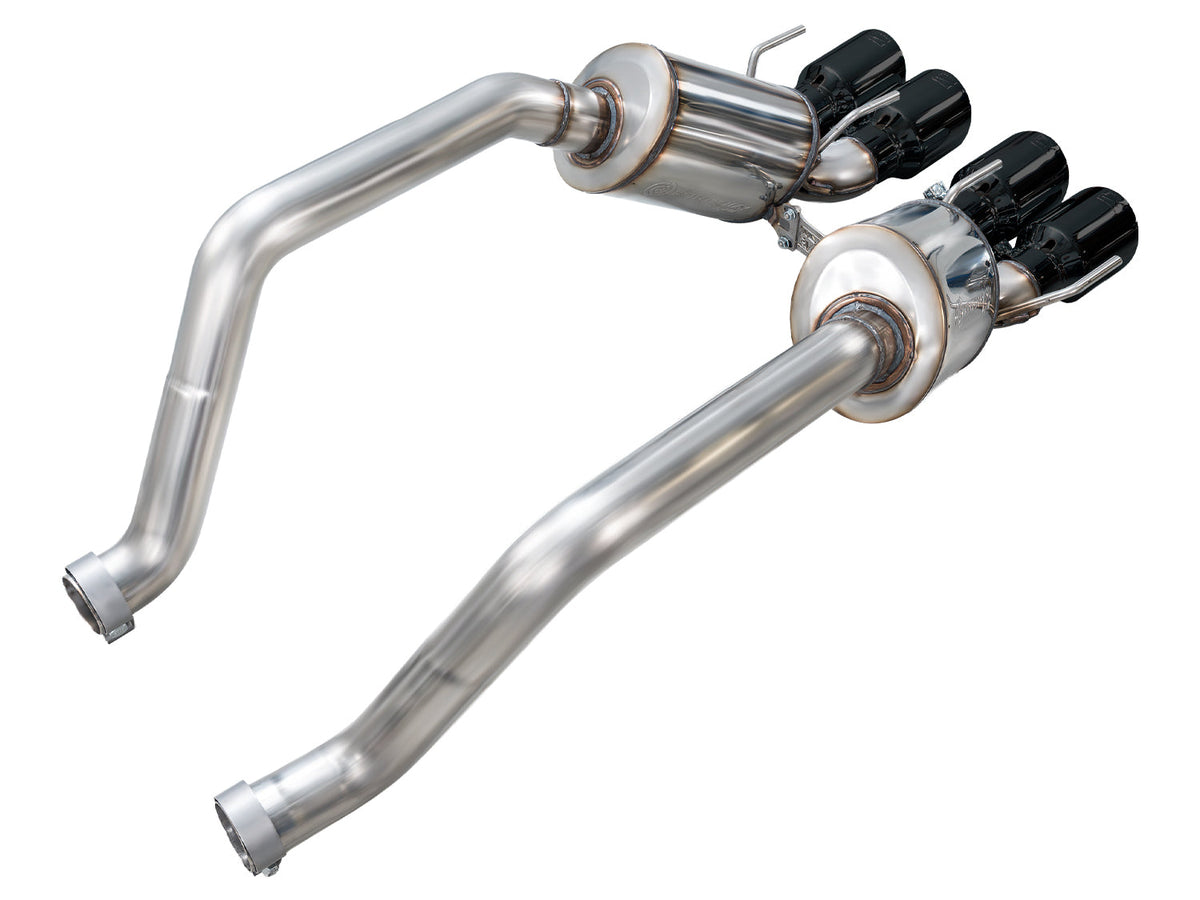 AWE Tuning C6 Chevrolet Corvette Z06/ZR1 Touring Edition Axle-back Exhaust w/ Diamond Black Tips - 3015-43606 for 2006-2013 C