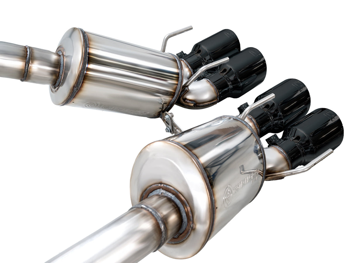 AWE Tuning 05-07 C6 Chevrolet Corvette 6.0L Touring Edition Axleback Exhaust w/ Diamond Black Tips - 3015-43660 for 2005-2008