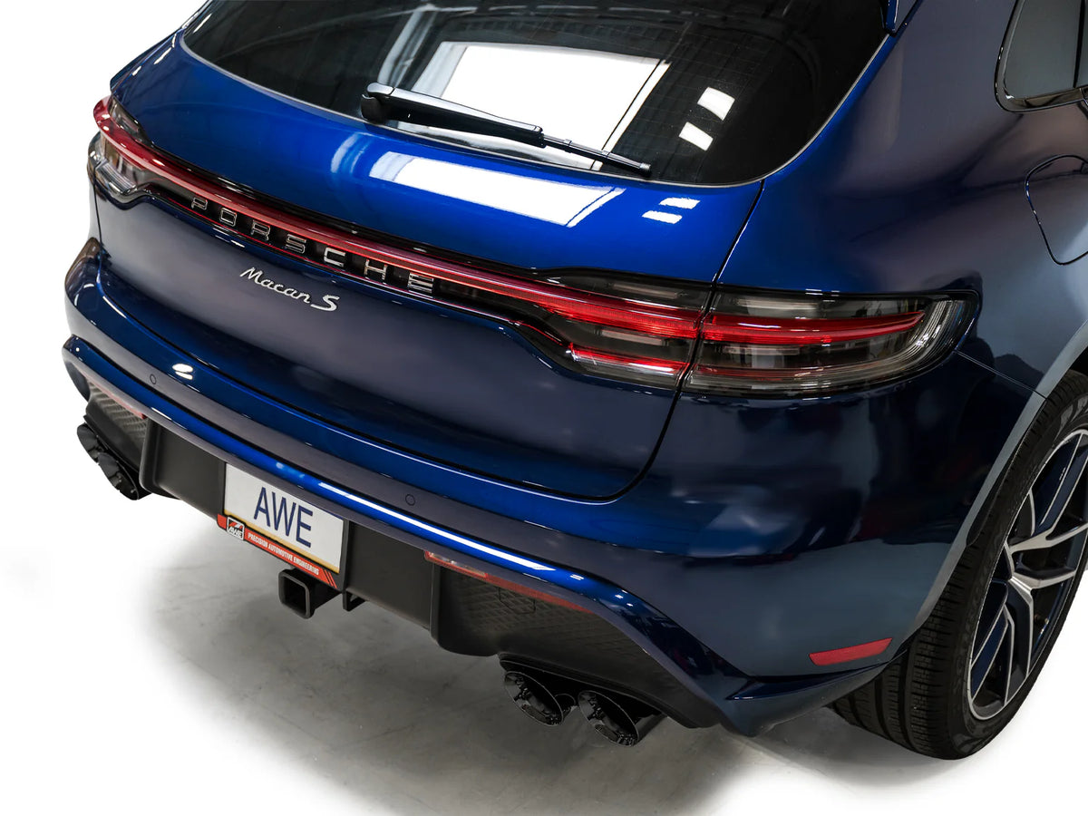 AWE Tuning 2022+ Porsche Macan 2.9TT Touring Edition Catback Exhaust w/ Diamond Black Tips - 3015-43952