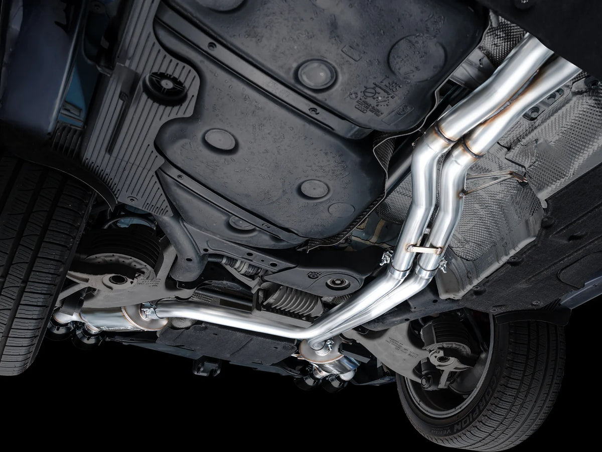AWE Tuning 2022+ Porsche Macan 2.9TT Touring Edition Catback Exhaust w/ Diamond Black Tips - 3015-43952