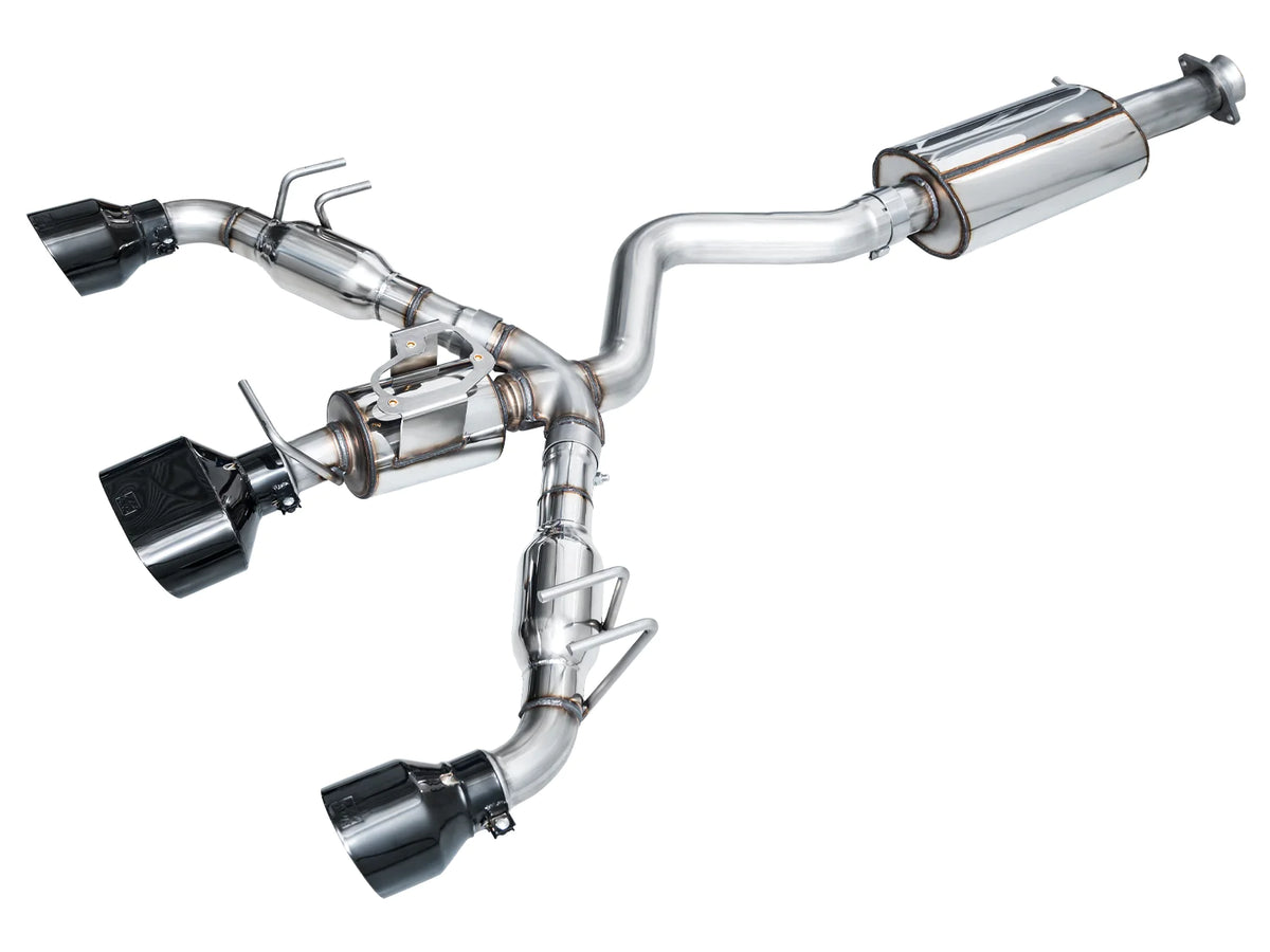 AWE Tuning 2023+ Toyota GR Corolla Track Edition Exhaust - Diamond Black Tips