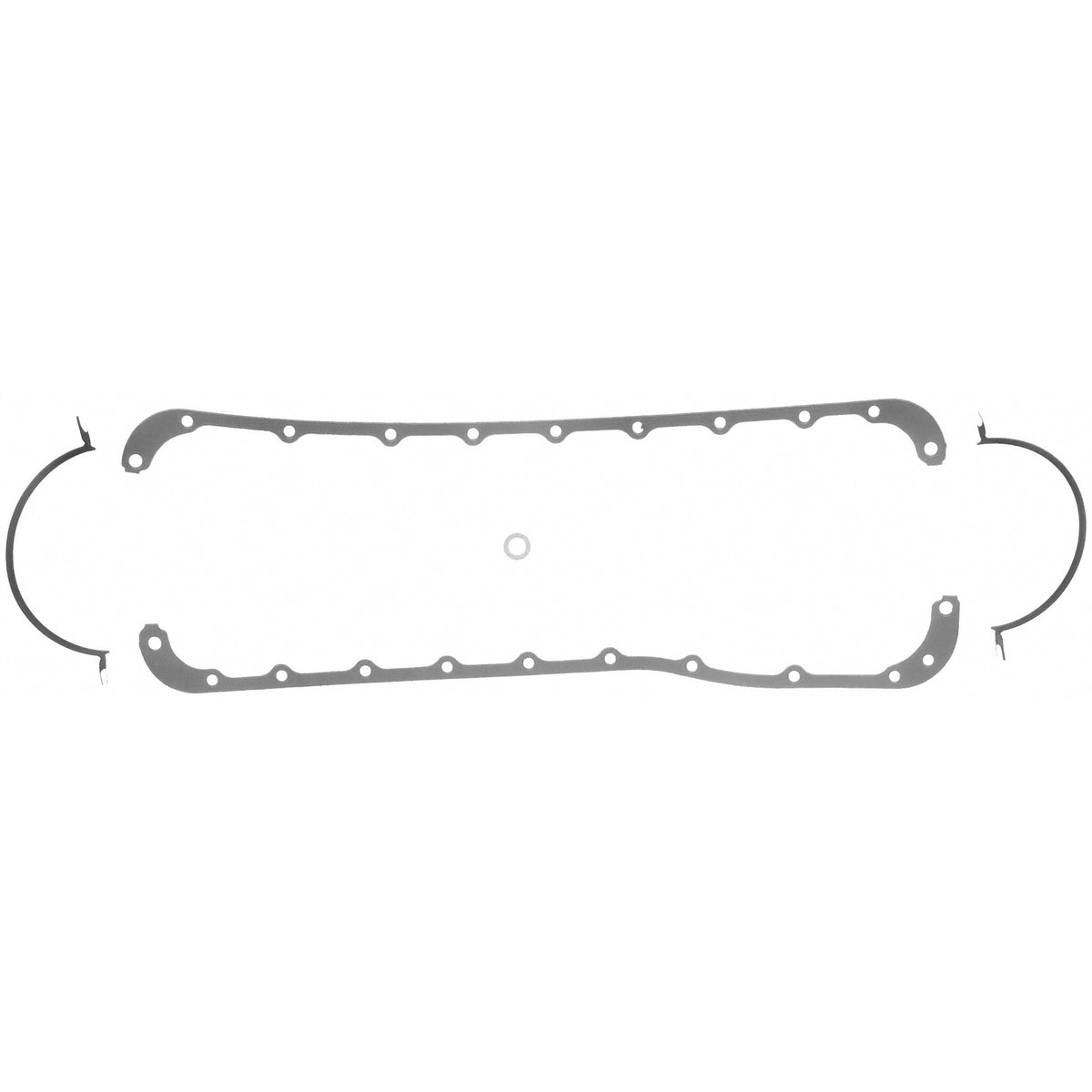 Fel-Pro 1812 Engine Oil Pan Gasket Set Rubber-coated fiber - front view