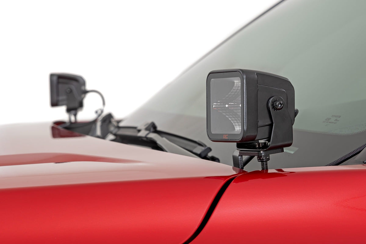 Rough Country - LED Light Kit - Ditch Mount - 2" Spectrum Pair - Spot - Toyota Tacoma (24-25) - 72107 for 2024 Toyota Tacoma 