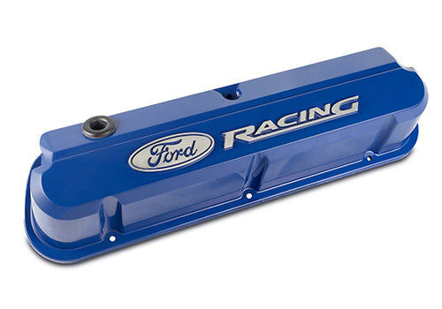 Ford Performance - Ford Racing 289-351 Slant Edge Valve Cover Blue - 302-136