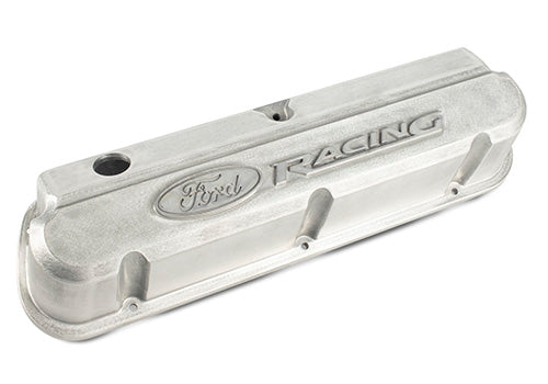 Ford Performance - Slant Edge Valve Covers, Bare With Ford Racing Logo-ready for Finishing - 302-146