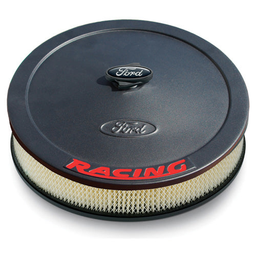 Ford Performance - Air Cleaner Kit: Black Crinkle Finish, Red Ford Racing Emblem - 302-352