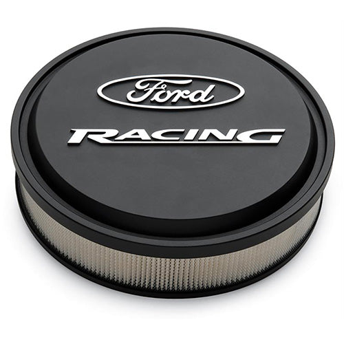 Ford Performance - "ford Racing" Slant Edge Air Cleaner - Black - 302-380
