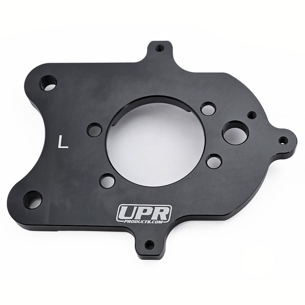 UPR - Rear Billet Brake Bracket Set (fits 94-04 Ford Mustang Cobra) UPR - 3020-01 for 1994-2004 Ford Mustang - installed view
