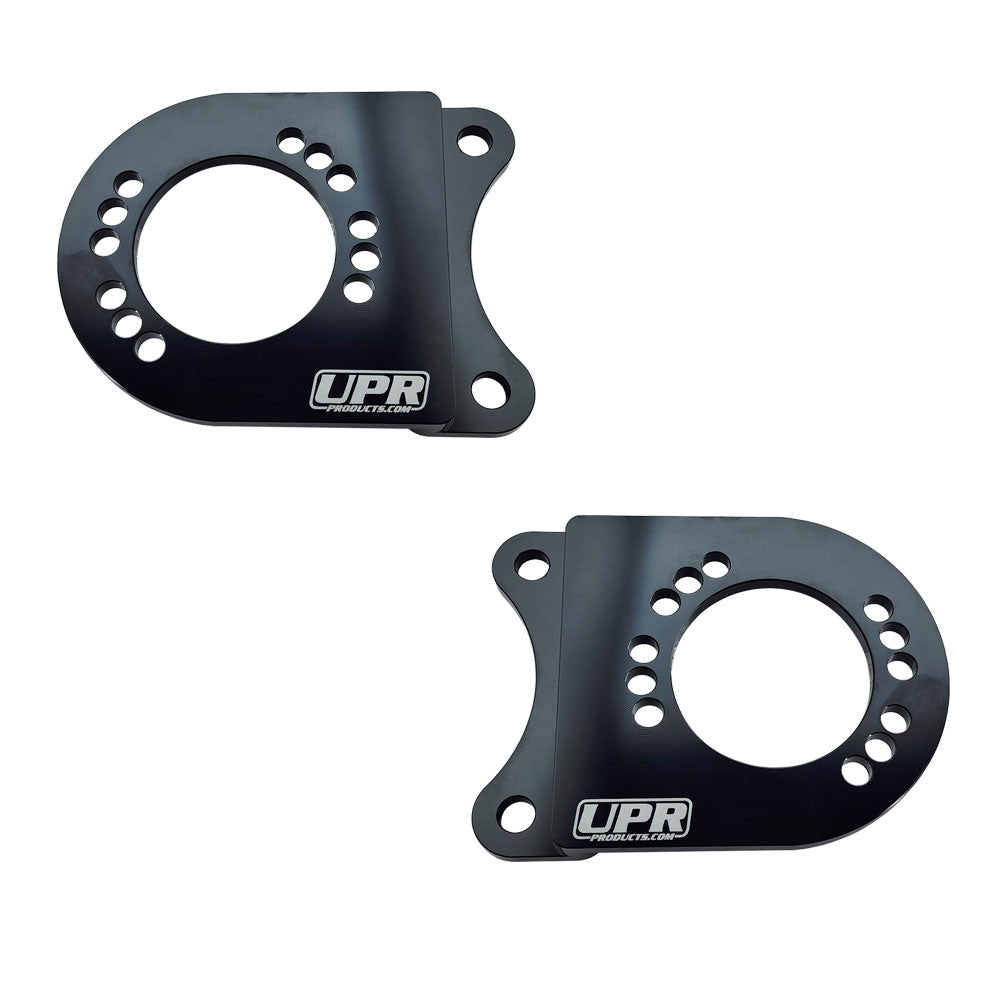 UPR - 8.8" Rear Billet Brake Bracket Set (fits 86-93 Ford Mustang Cobra) UPR - 3020-02 for 1986-1993 Ford Mustang - front vie