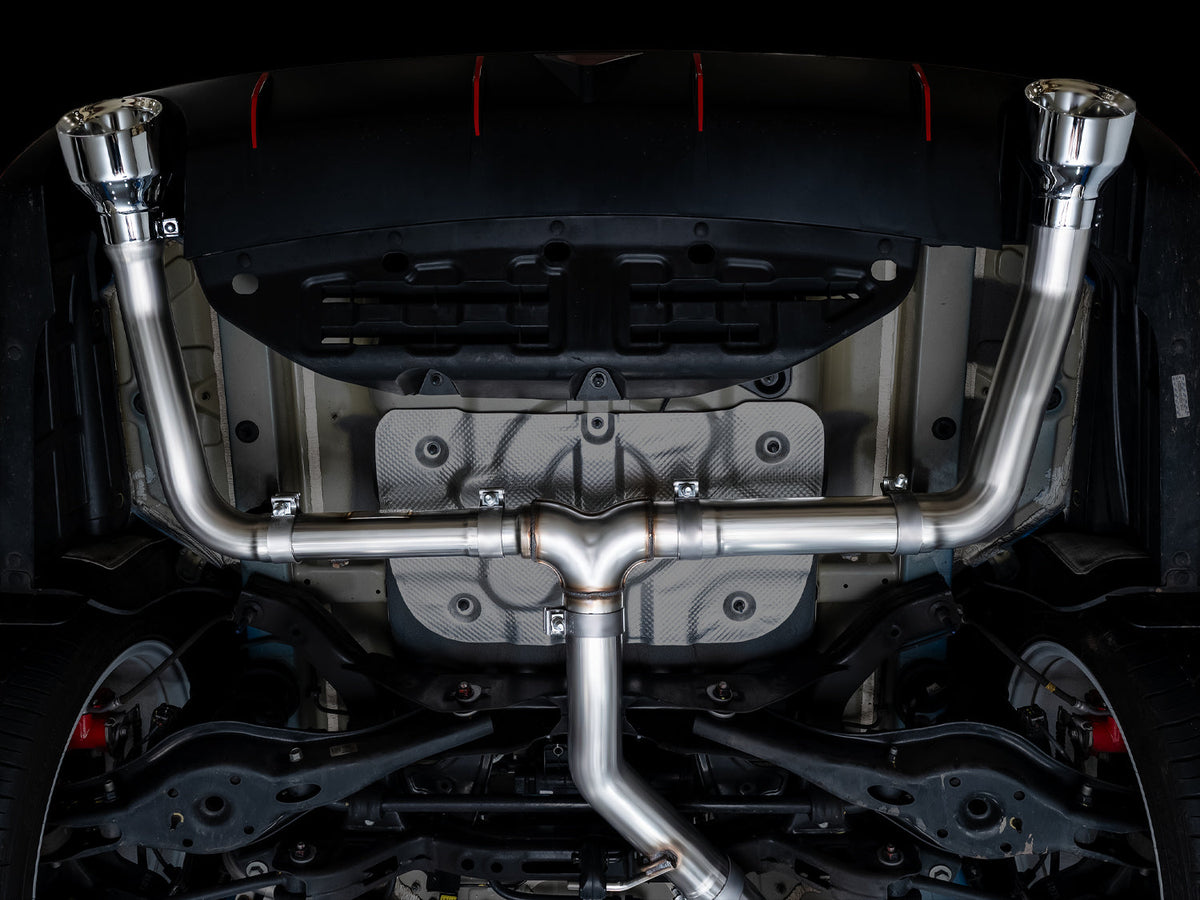 AWE 22-26 Hyundai Elantra N Track Edition Cat-Back Exhaust - Chrome Silver Tips - 3020-32237