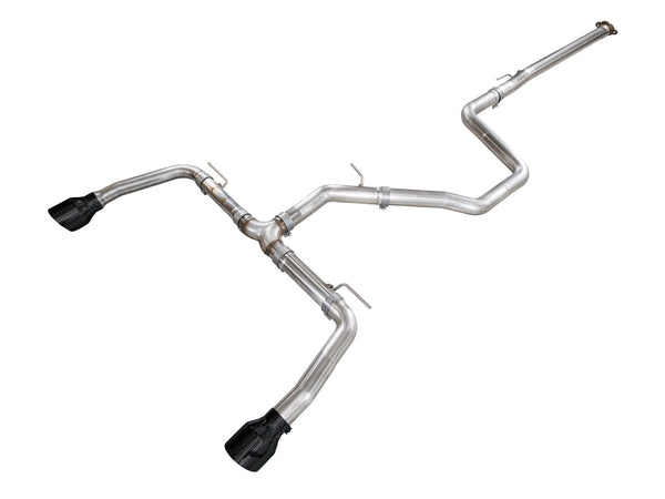 AWE 22-26 Hyundai Elantra N Track Edition Cat-Back Exhaust - Diamond Black Tips - 3020-33237 for 2022-2026 Hyundai Elantra N 