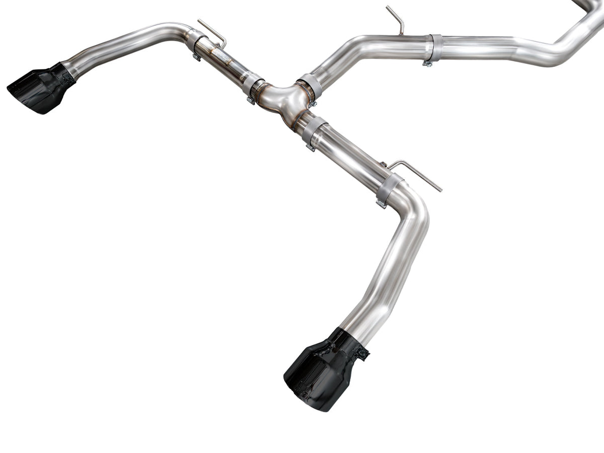 AWE 22-26 Hyundai Elantra N Track Edition Cat-Back Exhaust - Diamond Black Tips - 3020-33237