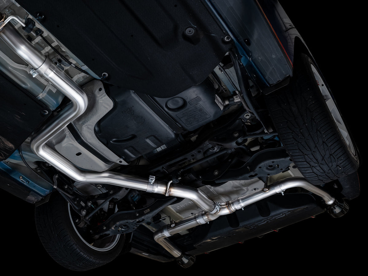 AWE 22-26 Hyundai Elantra N Track Edition Cat-Back Exhaust - Diamond Black Tips - 3020-33237