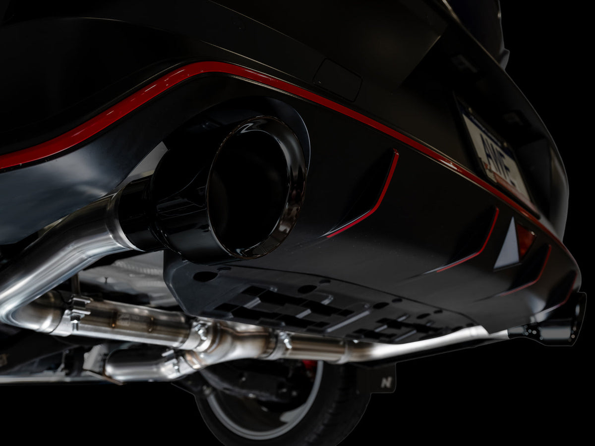 AWE 22-26 Hyundai Elantra N Track Edition Cat-Back Exhaust - Diamond Black Tips - 3020-33237