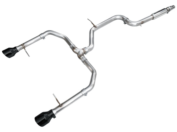 AWE 22-25 Volkswagen Jetta GLI Track Edition Exhaust - Diamond Black Tips - 3020-33275 for 2022-2026 Volkswagen Jetta - front