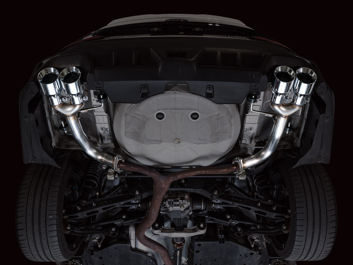 AWE Tuning 22-25 Subaru VB WRX Track Edition Axleback Exhaust - Chrome Silver Tips - 3020-42424