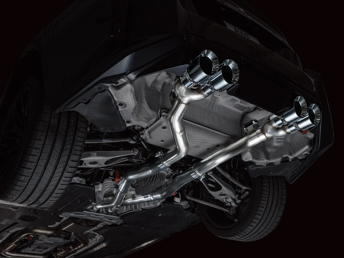 AWE Tuning 23-24 BMW G87 M2 Track Edition Exhaust - Diamond Black Tips
