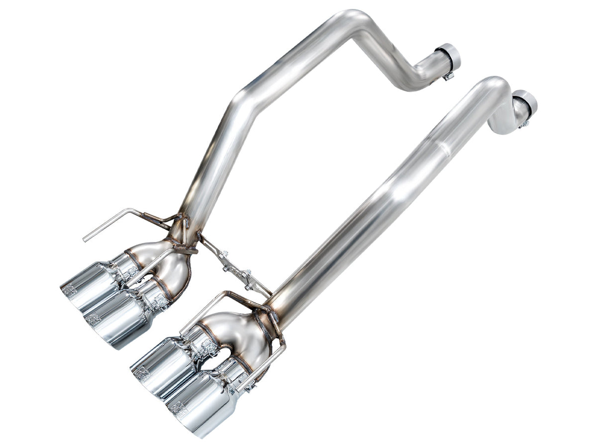 AWE Tuning C6 Chevrolet Corvette Z06/ZR1 Track Edition Axle-back Exhaust w/ Chrome Silver Tips - 3020-42606 for 2006-2013 Che