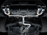 AWE MK8 Volkswagen Golf R 3in Touring Edition Quad Exhaust - Chrome Silver Tips