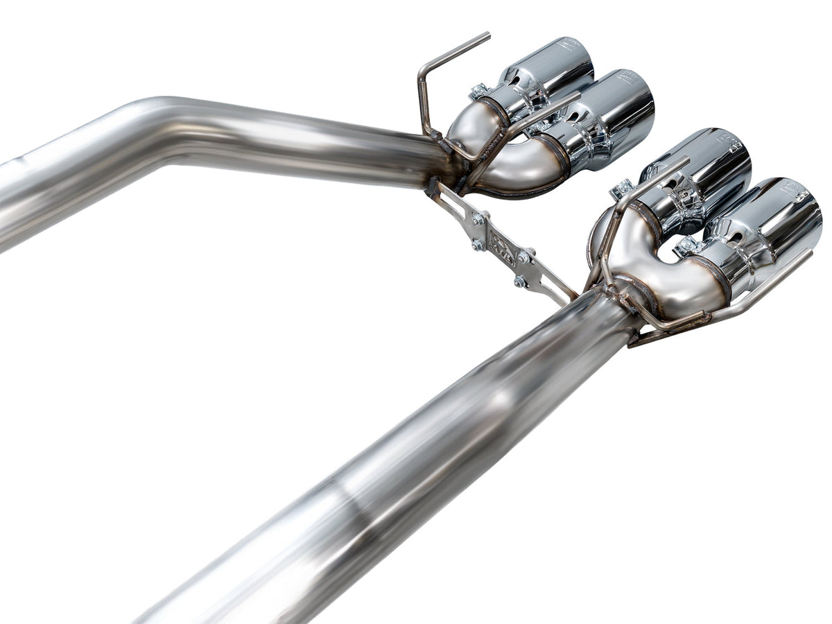 AWE Tuning 05-07 C6 Chevrolet Corvette 6.0L Track Edition Axleback Exhaust w/ Chrome Silver Tips - 3020-42660 for 2005-2008 C