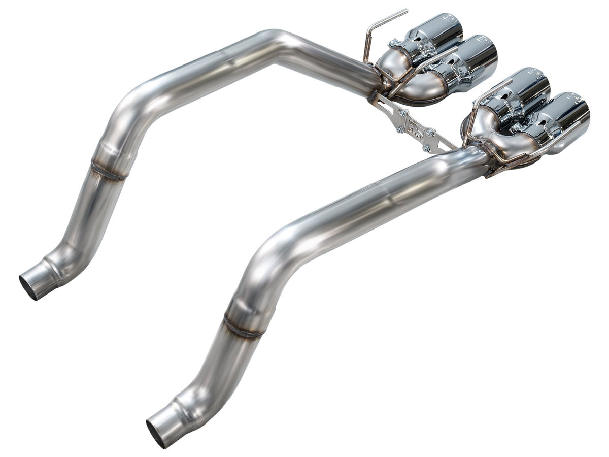 AWE Tuning 05-07 C6 Chevrolet Corvette 6.0L Track Edition Axleback Exhaust w/ Diamond Black Tips - 3020-43660