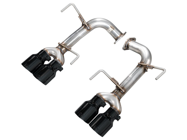 AWE Tuning 22-25 Subaru VB WRX Track Edition Axleback Exhaust - Diamond Black Tips - 3020-43424 for 2022-2025 Subaru WRX - fr