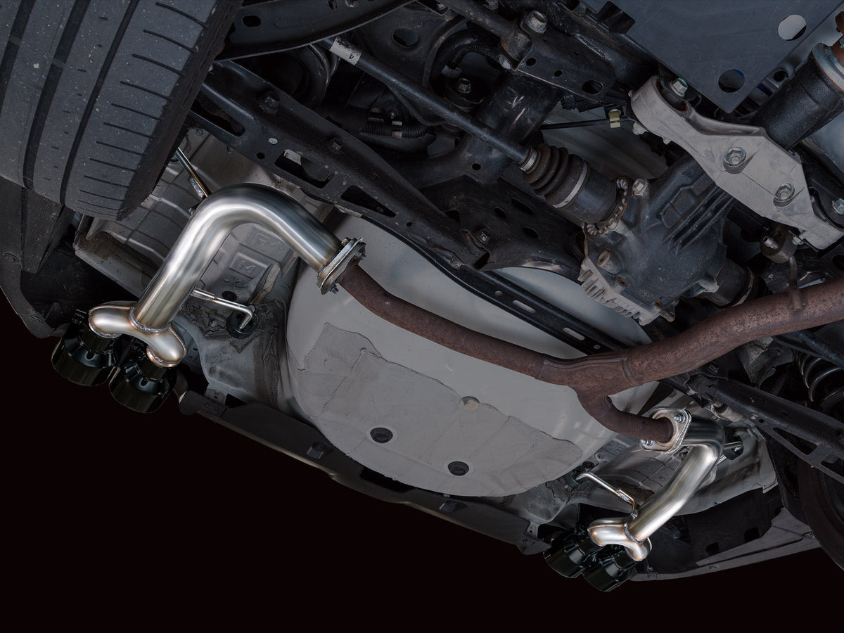 AWE Tuning 22-25 Subaru VB WRX Track Edition Axleback Exhaust - Diamond Black Tips - 3020-43424