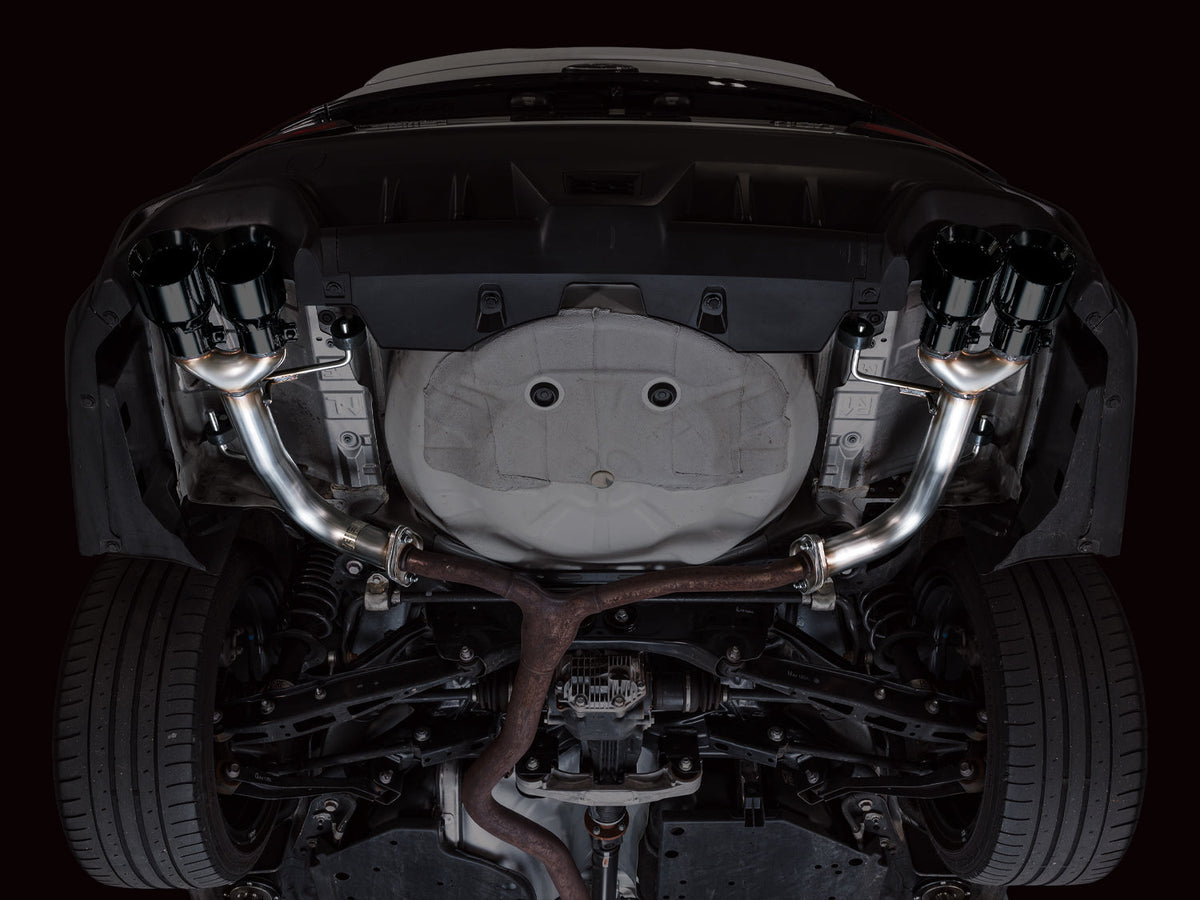 AWE Tuning 22-25 Subaru VB WRX Track Edition Axleback Exhaust - Diamond Black Tips - 3020-43424