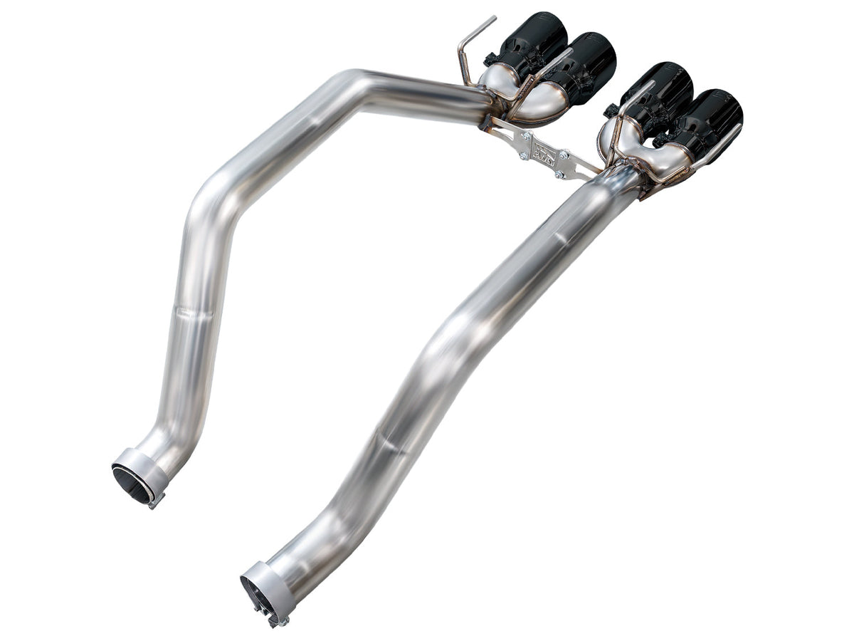 AWE Tuning C6 Chevrolet Corvette Z06/ZR1 Track Edition Axle-back Exhaust w/ Diamond Black Tips - 3020-43606 for 2006-2013 Che