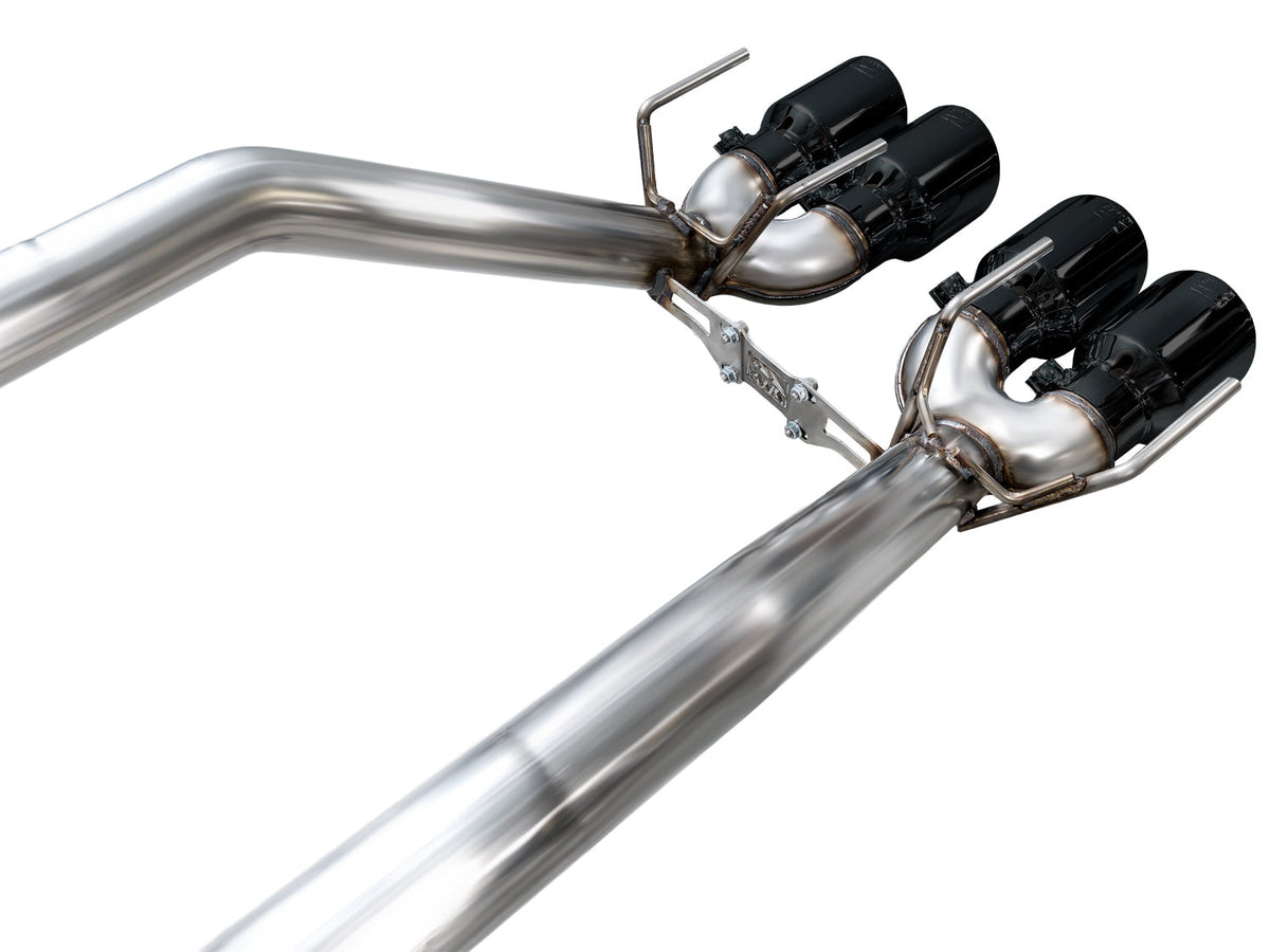 AWE Tuning 05-07 C6 Chevrolet Corvette 6.0L Track Edition Axleback Exhaust w/ Diamond Black Tips - 3020-43660 for 2005-2008 C