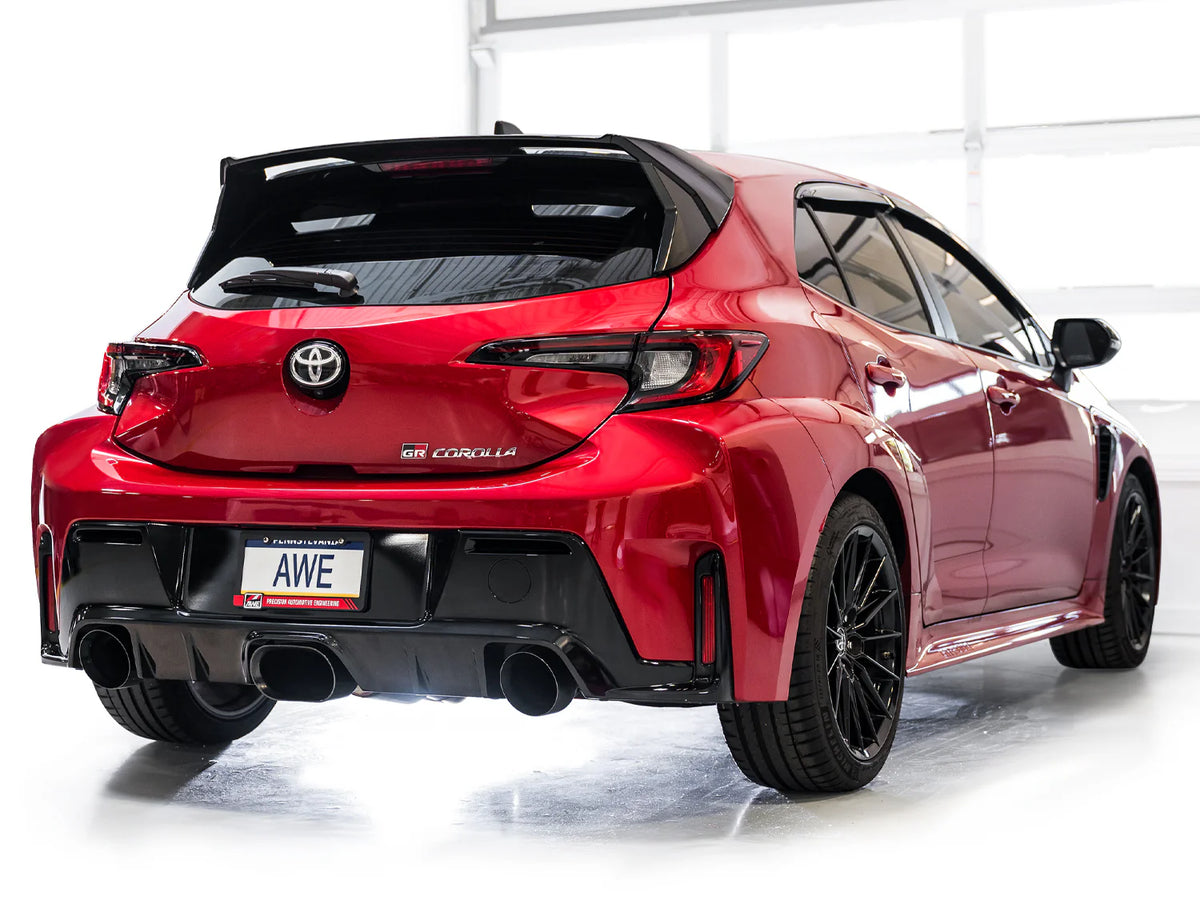 AWE Tuning 2023+ Toyota GR Corolla Touring Edition Exhaust - Diamond Black Tips