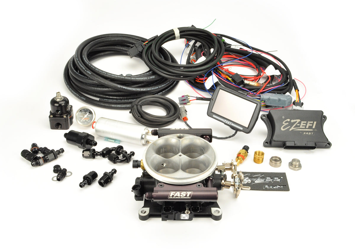 FAST EFI Throttle Body Fuel Injection Self Tuning Speed Density 4-Barrel Kit - 30227-06KIT