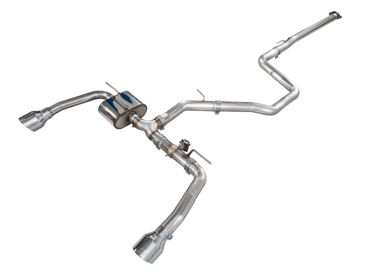 AWE 22-26 Hyundai Elantra N SwitchPath Cat-Back Exhaust - Chrome Silver Tips - 3025-32237 for 2022-2026 Hyundai Elantra N - f