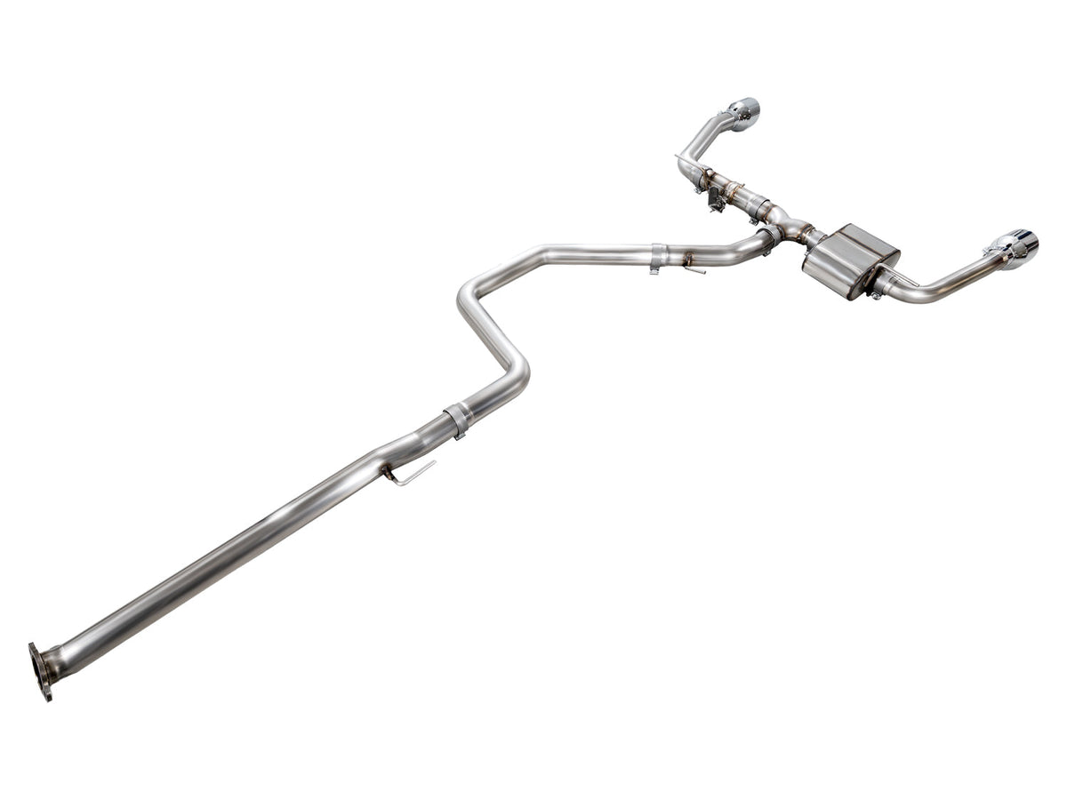 AWE 22-26 Hyundai Elantra N SwitchPath Cat-Back Exhaust - Chrome Silver Tips - 3025-32237 for 2022-2026 Hyundai Elantra N - i