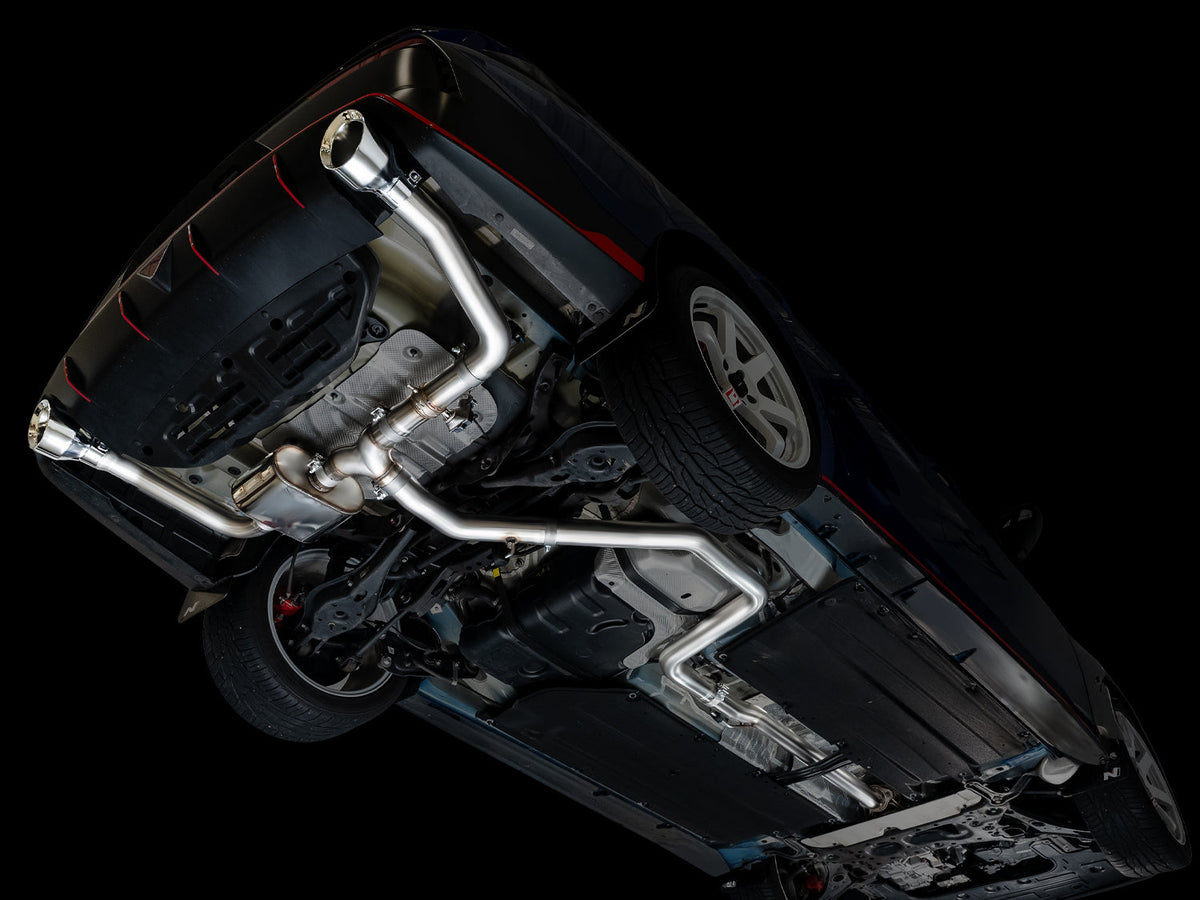 AWE 22-26 Hyundai Elantra N SwitchPath Cat-Back Exhaust - Chrome Silver Tips - 3025-32237 for 2022-2026 Hyundai Elantra N - s