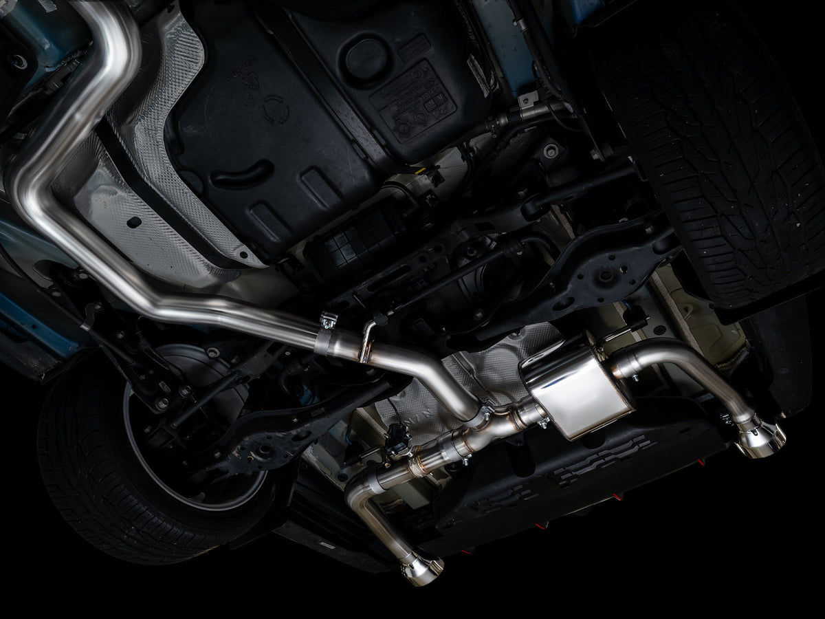 AWE 22-26 Hyundai Elantra N SwitchPath Cat-Back Exhaust - Chrome Silver Tips - 3025-32237 for 2022-2026 Hyundai Elantra N - r