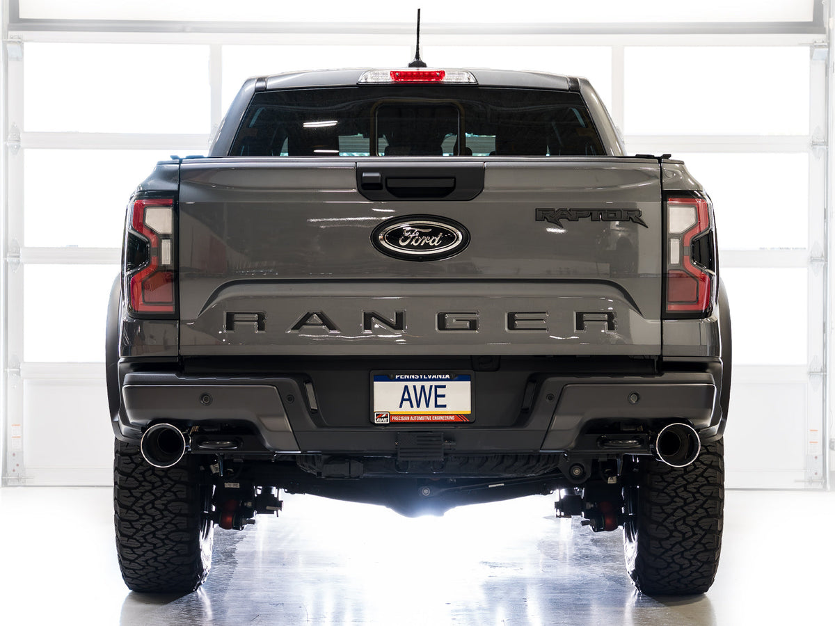 AWE SwitchPath Exhaust Ford Ranger Raptor installed