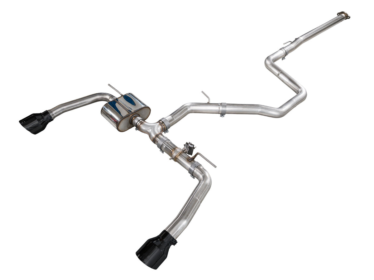 AWE 22-26 Hyundai Elantra N SwitchPath Cat-Back Exhaust - Diamond Black Tips - 3025-33237 for 2022-2026 Hyundai Elantra N - d