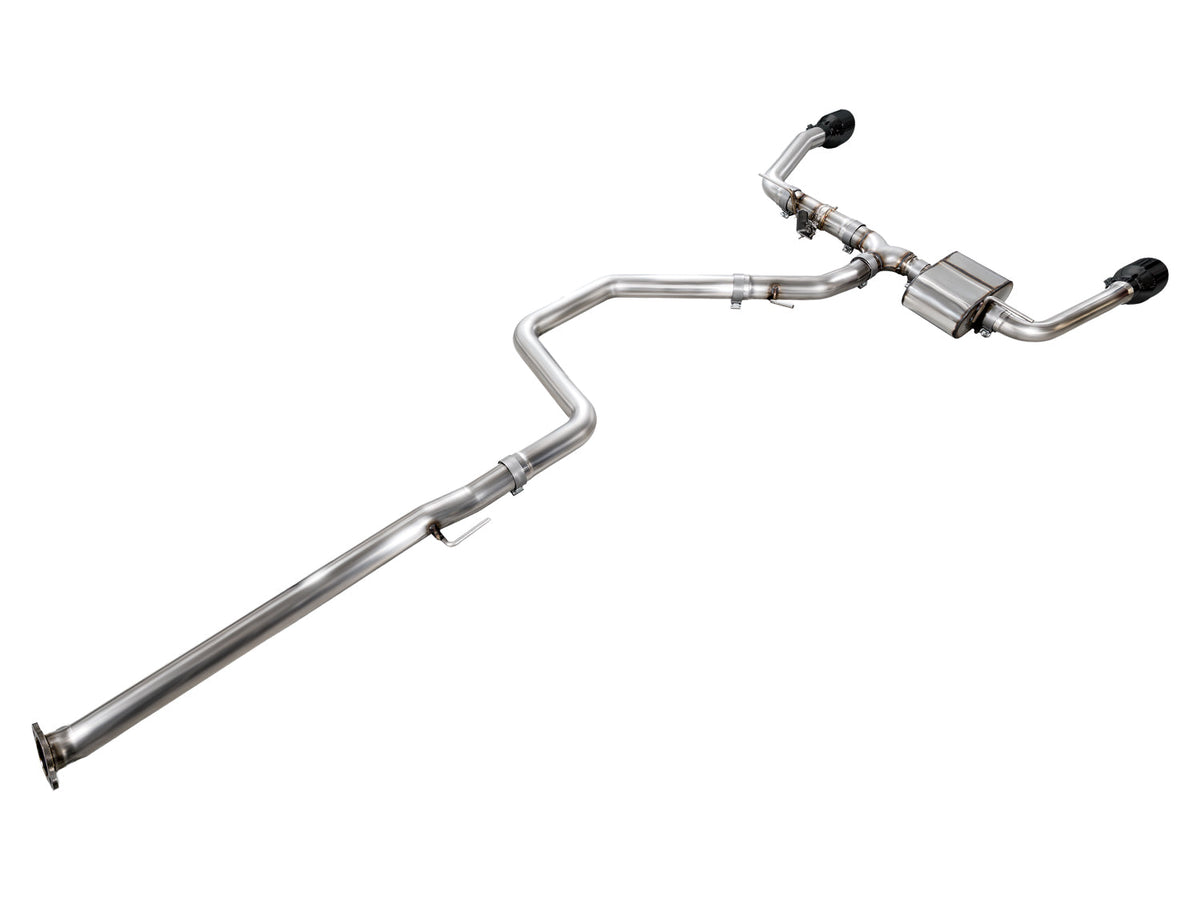 AWE 22-26 Hyundai Elantra N SwitchPath Cat-Back Exhaust - Diamond Black Tips - 3025-33237 for 2022-2026 Hyundai Elantra N - i