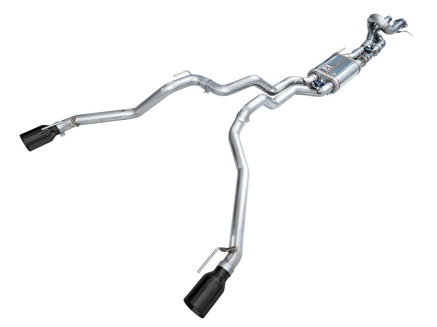 AWE SwitchPath Exhaust Ford Ranger Raptor Diamond Black Tips 3025-33306