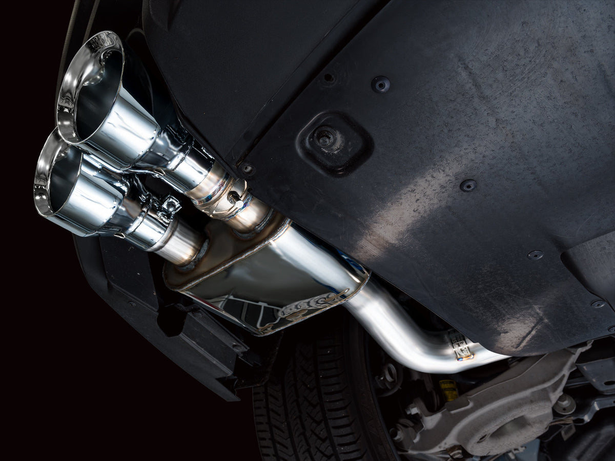 AWE Tuning 21-23 Ford Mustang Mach 1 SwitchPath Cat Back Exhaust w/ Quad Chrome Silver Tips - 3025-42551