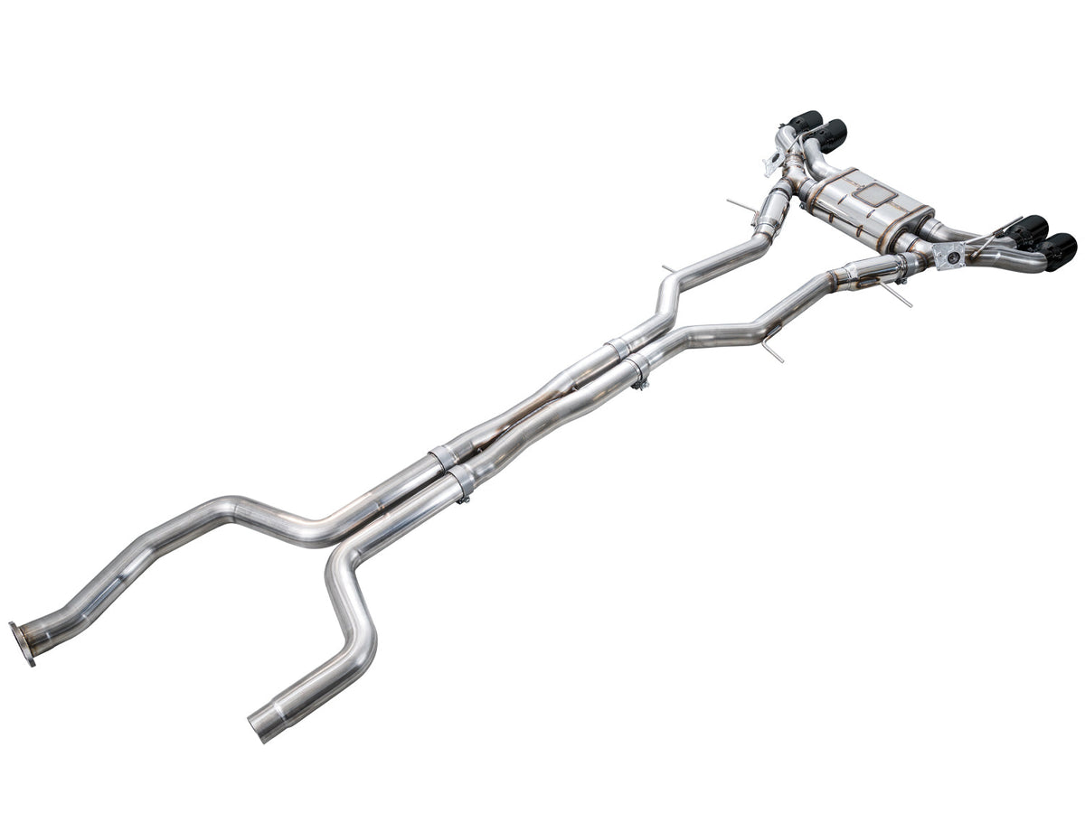 AWE 22-26 Cadillac CT5-V Blackwing SwitchPath Exhaust - Diamond Black Tips - 3025-43562 for 2022-2026 Cadillac CT5 - detail v
