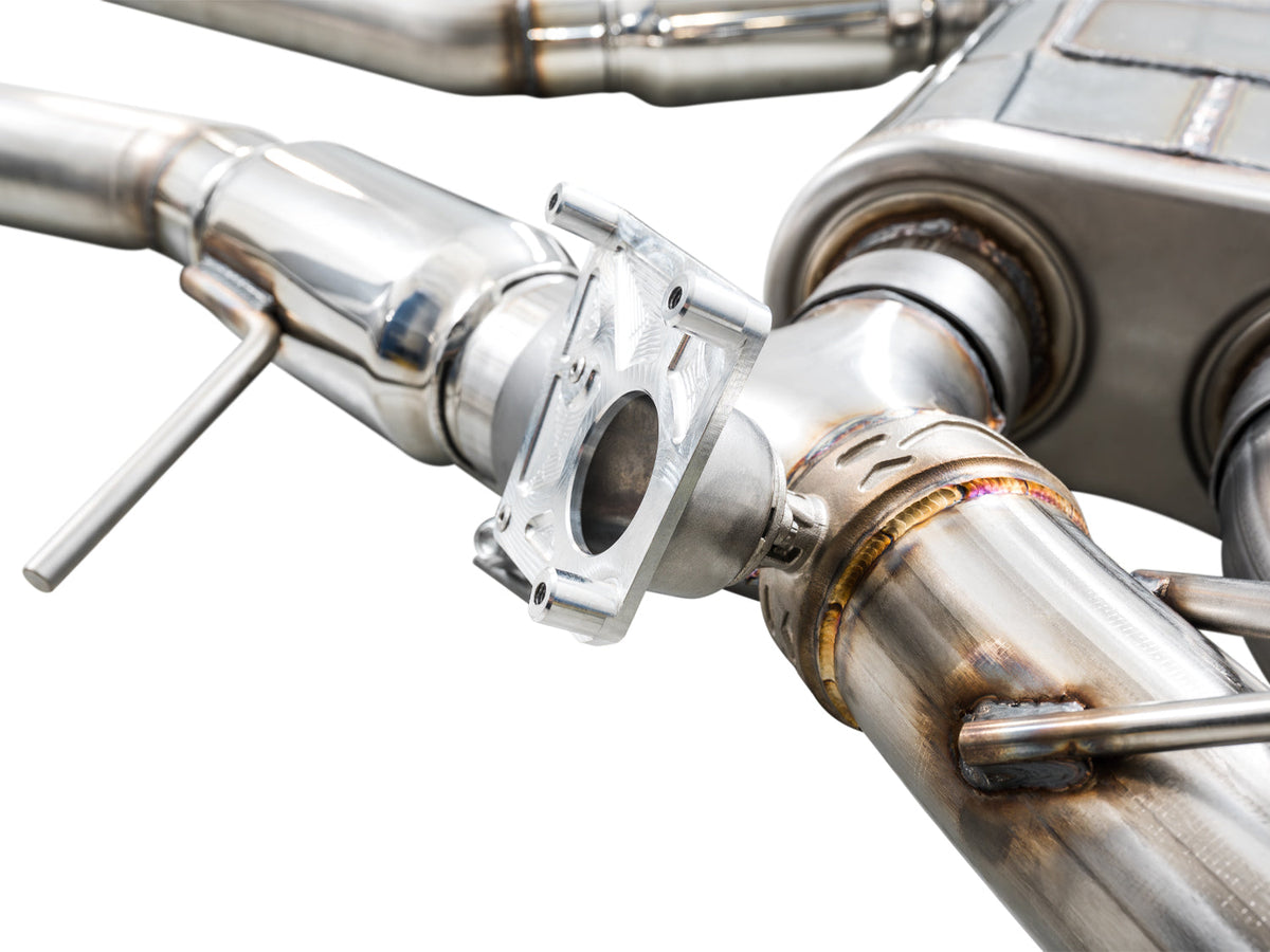 AWE 22-26 Cadillac CT5-V Blackwing SwitchPath Exhaust - Diamond Black Tips - 3025-43562 for 2022-2026 Cadillac CT5 - alternat