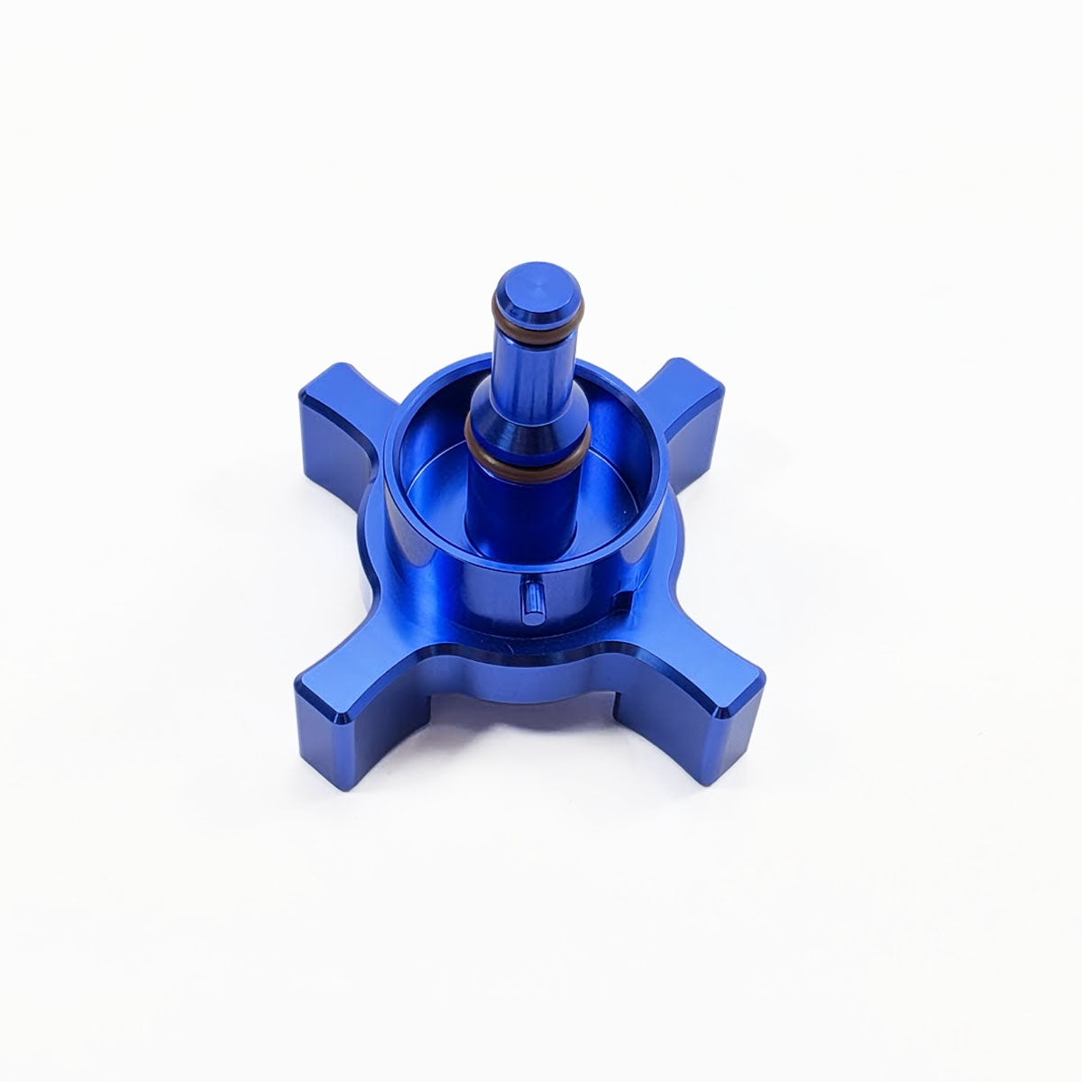 UPR - Billet Fuel Drain Valve (fits 2017-2024 Ford Superduty 6.7L Diesel) UPR - 3027-02 for 2017-2024 Ford F 250 - angle view