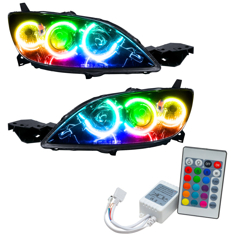 Oracle 04-09 Mazda 3 SMD HL - 4DR - Halogen Style - ColorSHIFT w/ Simple Controller SEE WARRANTY - 8174-504