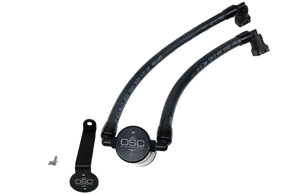 J&L 2015-2024 Ford Edge Sport/ST Passenger Side Oil Separator 3.0 - Black Anodized - 3031P-B